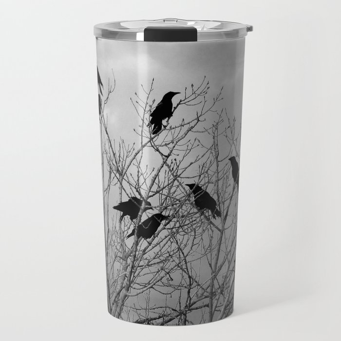 Murder Of Crows - Three Travel Mug