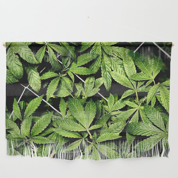 Cannabis Netted Wall Hanging