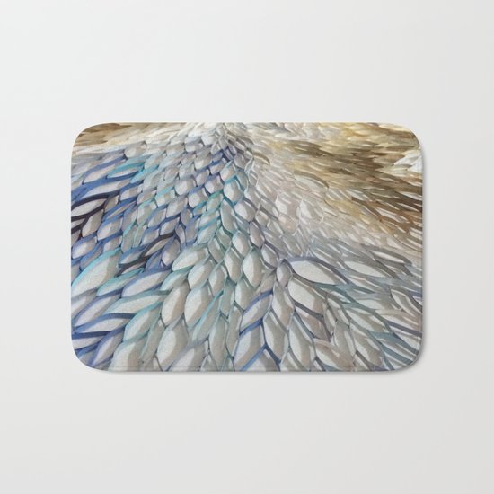 Movement in Blue Bath Mat