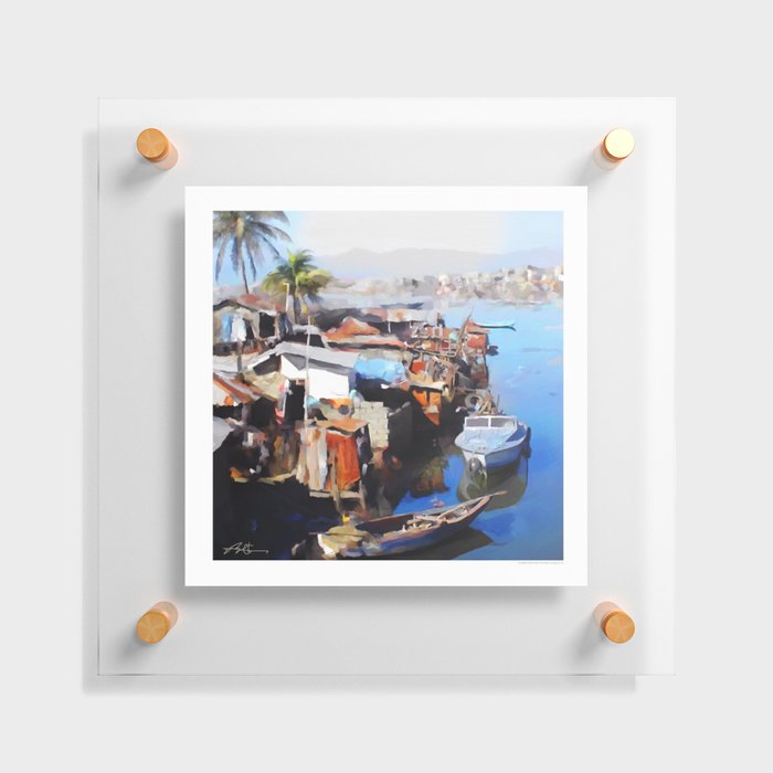 Downtown Cap Haitian Floating Acrylic Print