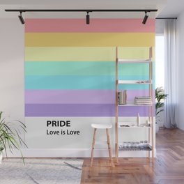 Pastel Pride Flag Wall Mural