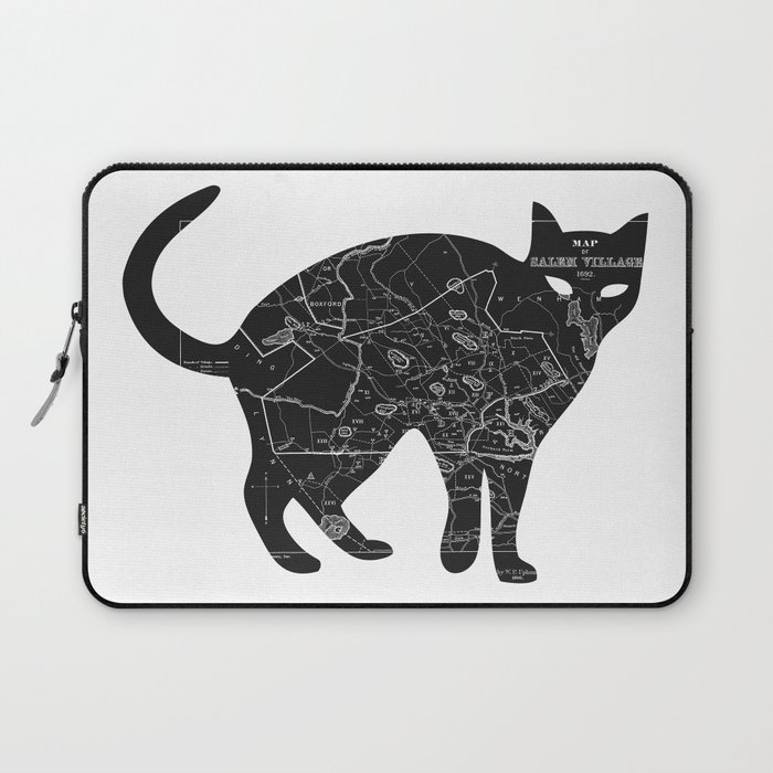 A Familiar Black Cat Laptop Sleeve