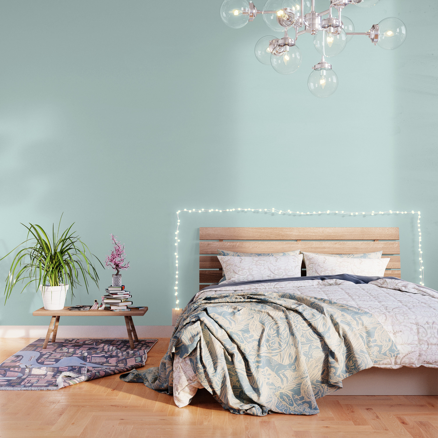 Light Cyan Soft Mint Green Solid Matte Colour Palette Wallpaper By