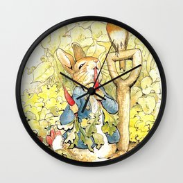 BEATRIX POTTER CHARACTERS WALL CLOCK.12 DESIGNS TO CHOOSE FROM.NEW PETER RABBIT 