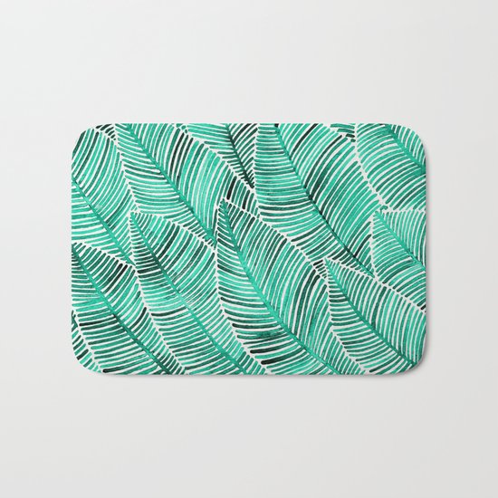 Tropical Turquoise Bath Mat