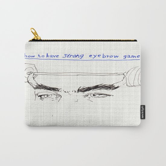 strong eyebrows Carry-All Pouch
