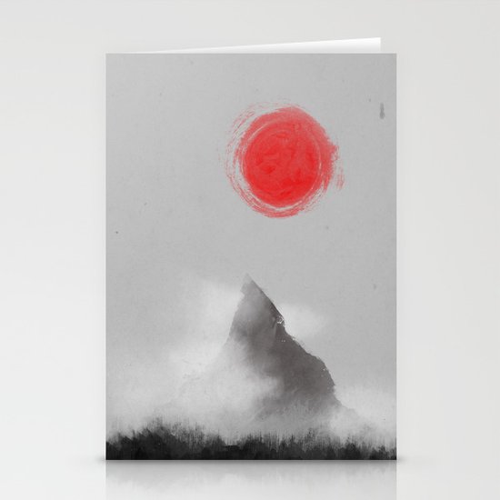 山- Mountain Stationery Cards