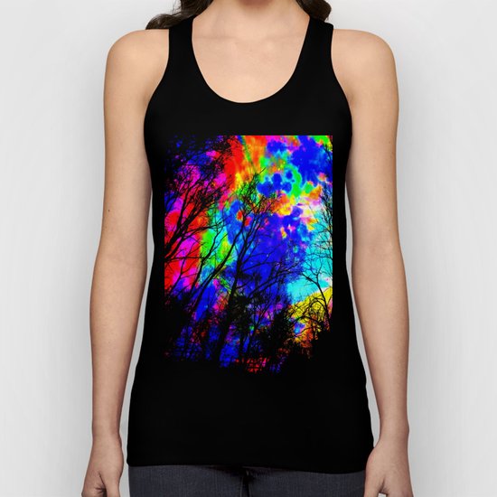Colorful Trees Unisex Tank Top