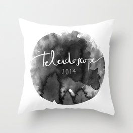 Sello Oficial Teleidoscope2014 Throw Pillow