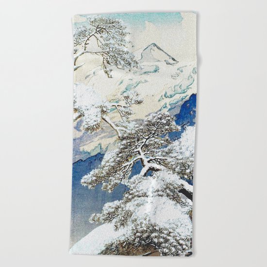 The Snows at Kenn Beach Towel