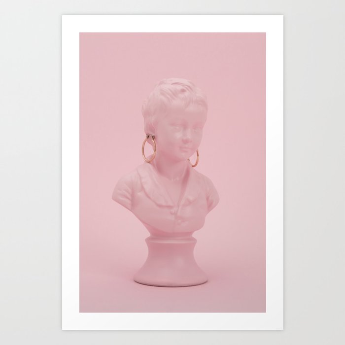 Pink and fancy Art Print
