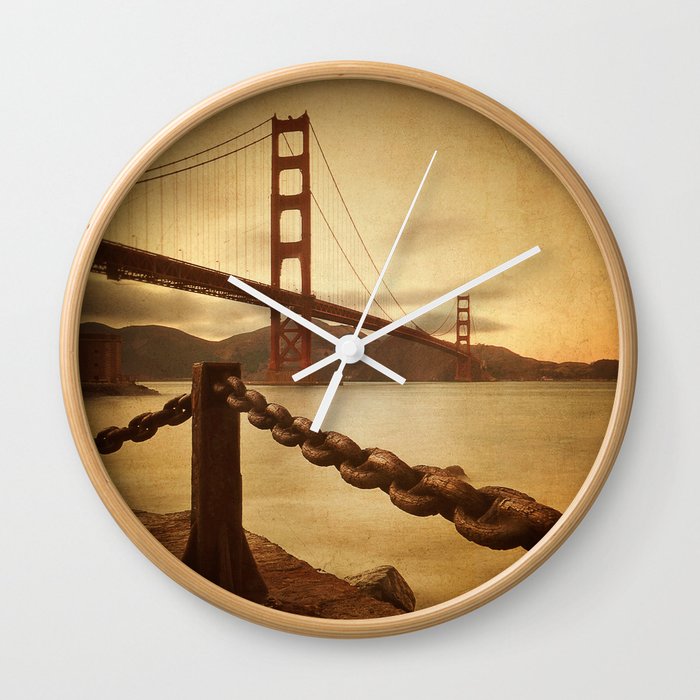 Vintage Golden Gate Wall Clock
