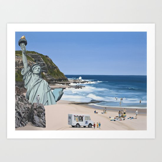 It's a Question of Simian Survival Art Print