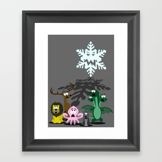 Winter is Coming... Framed Art Print