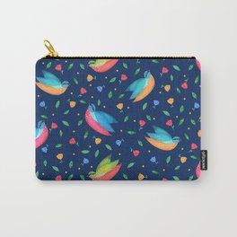 The Lark Ascending pattern blue Carry-All Pouch