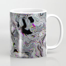 Neon distort Glitch pattern Coffee Mug