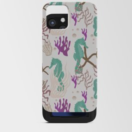 Sea life seahorse pattern iPhone Card Case