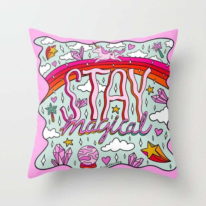 Stay Magical Throw Pillow