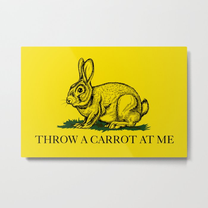 Gadsden rabbit Metal Print