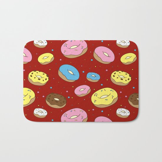 Cute Donuts Bath Mat