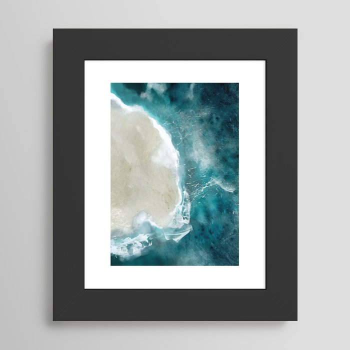 Society6 ケース Blue Tiles - an abstract photograph Amazon.com: Blue & Gray Abstract Art Print, Modern Wall