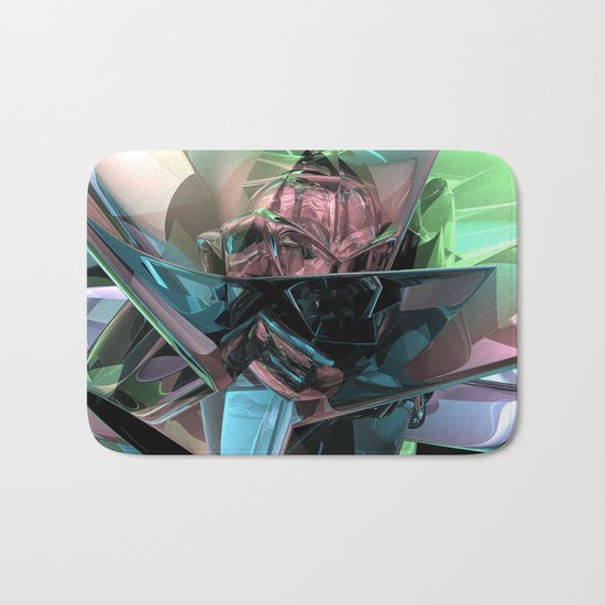 Colorful 3D Reflections Bath Mat