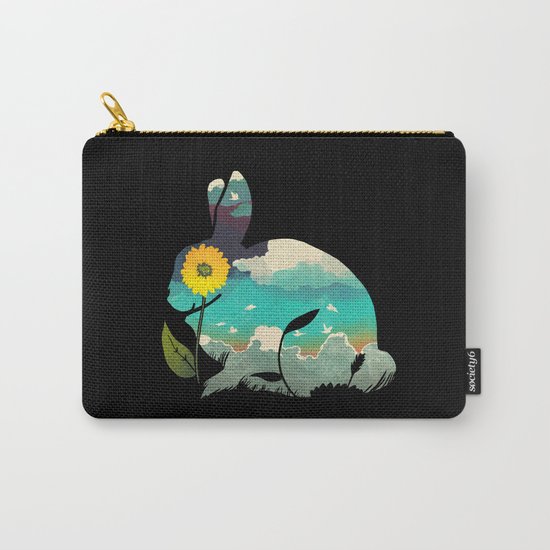 Rabbit Sky Carry-All Pouch