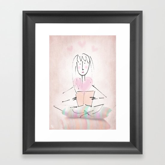 Reader Framed Art Print
