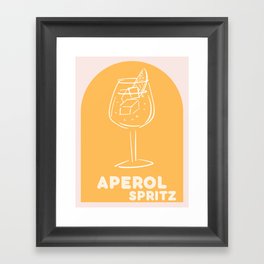 APEROL SPRITZ Framed Art Print