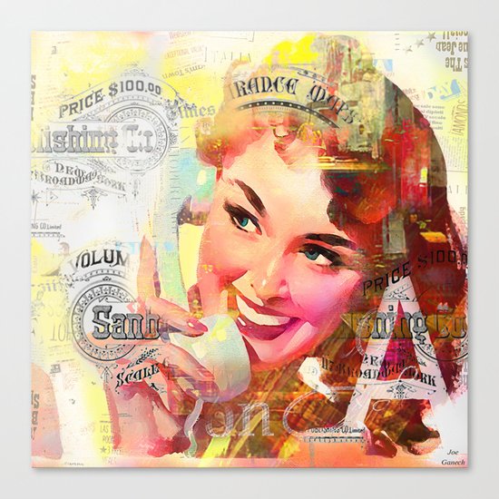 Wait a minute, I'll be right back Canvas Print