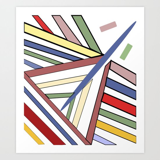Haphazard Balance II Art Print