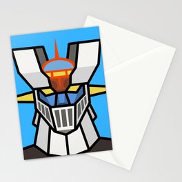 Mazinger Z robot art print Stationery Cards