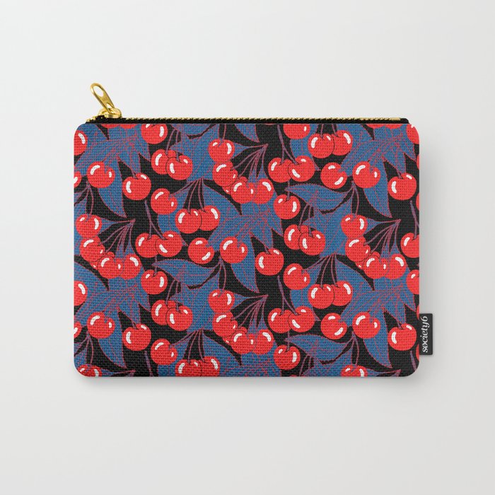 Cherries black Carry-All Pouch
