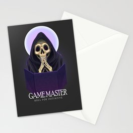 Game Master: roll for initiative Stationery Cards