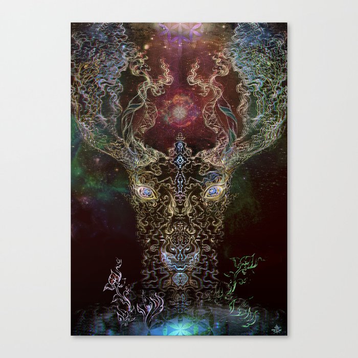 DeerTree - Medicina Cosmic Shoko Canvas Print