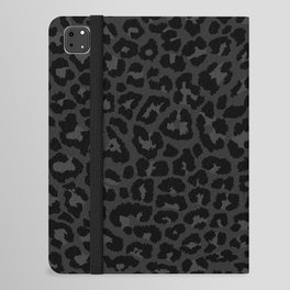 Dark abstract leopard print iPad Folio Case