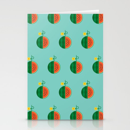 Fruit: Watermelon Stationery Cards