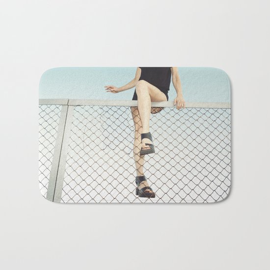 Hoping Fences Bath Mat