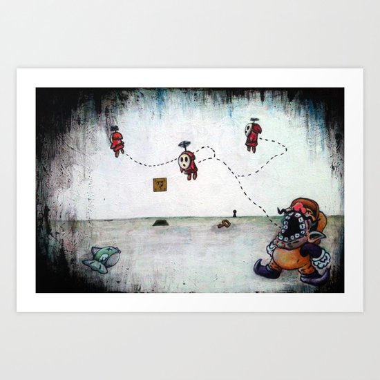 Donut Secret Art Print