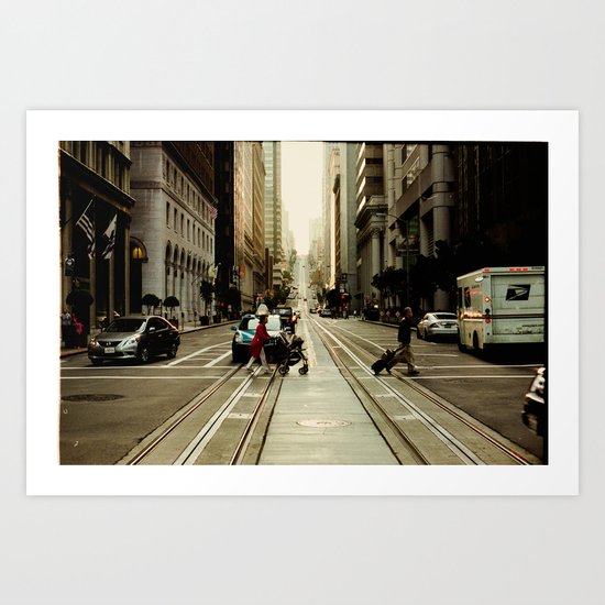 San Francisco Hills 2 Art Print