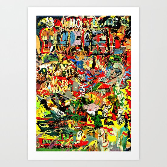 weird terror // gnome Art Print