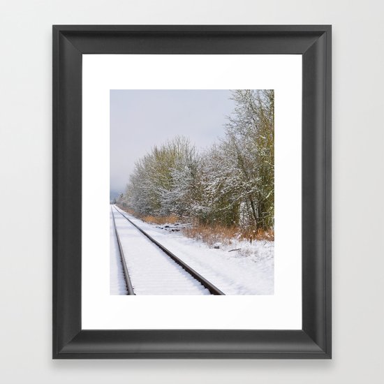 Remnants of a Simpler Time - The Tracks Framed Art Print