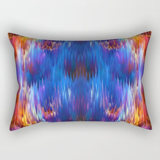Staggering Spectrum Rectangular Pillow