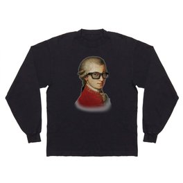Hipster Mozart Long Sleeve T Shirt