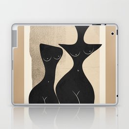 Modern Abstract Woman Body Vases 08 Laptop Skin