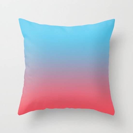 Sunrise Ombre Throw Pillow