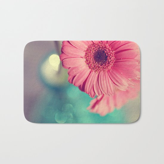 Pink Gerbera Daisy Bath Mat