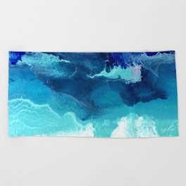 Deep Blue II Beach Towel