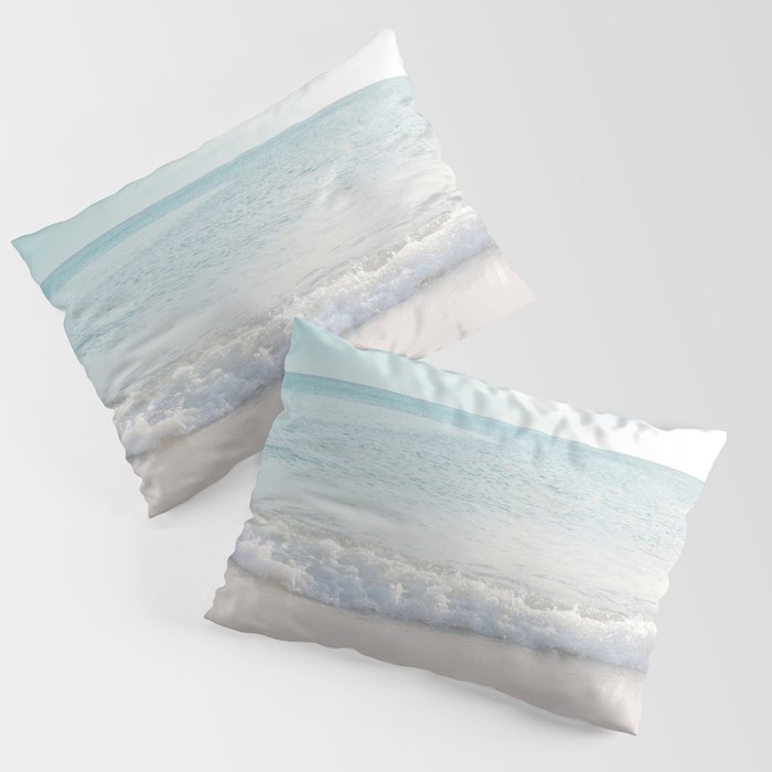 Soft Pastel Ocean Waves Dream #3 #wall #decor #art #society6 Pillow Sham