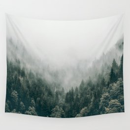 Foggy Forest 3 Wall Tapestry